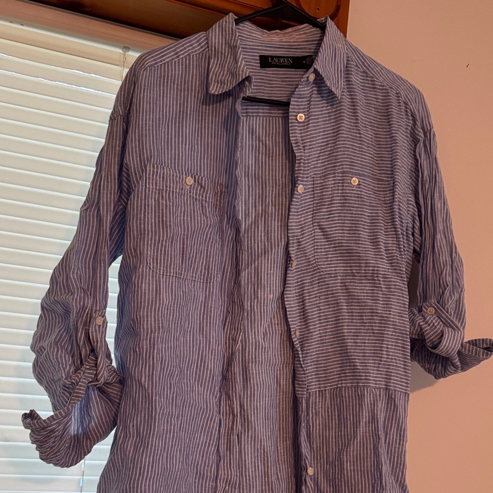 Blue Striped woman’s  Shirt